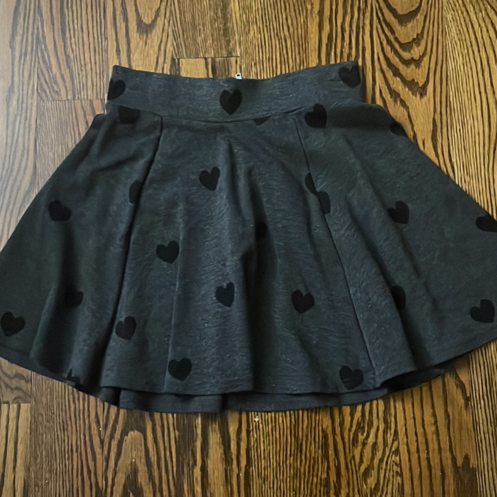 SOLD - XS Grey Heart Skirt